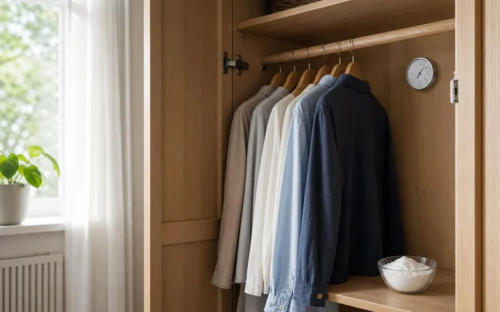 Een muffe geur in de kledingkast? Kijk eerst naar deze simpele oorzaken