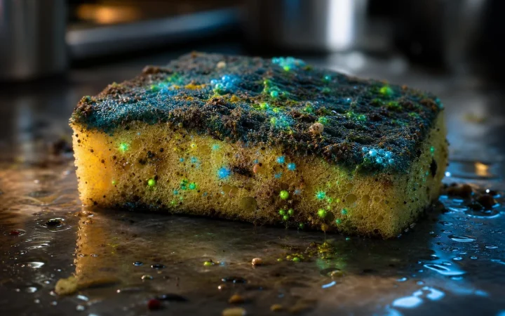 Waarom je spons in de keuken sneller vies wordt dan je denkt