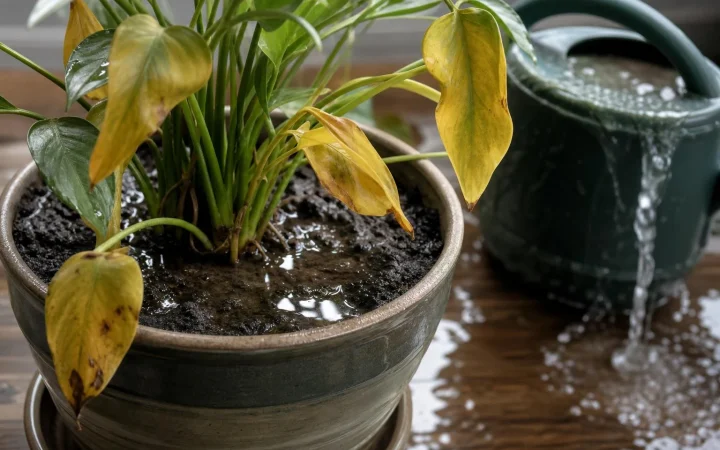 Dit gebeurt er als je planten te vaak water geeft