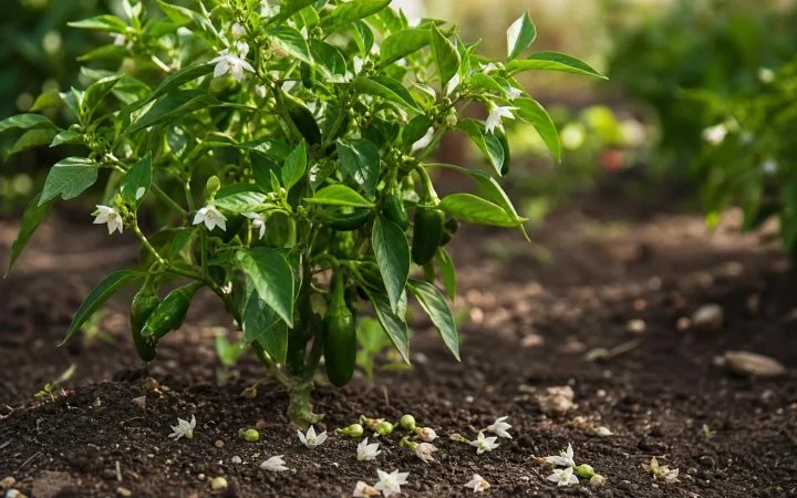Dit is waarom paprika’s hun bloemen kunnen verliezen