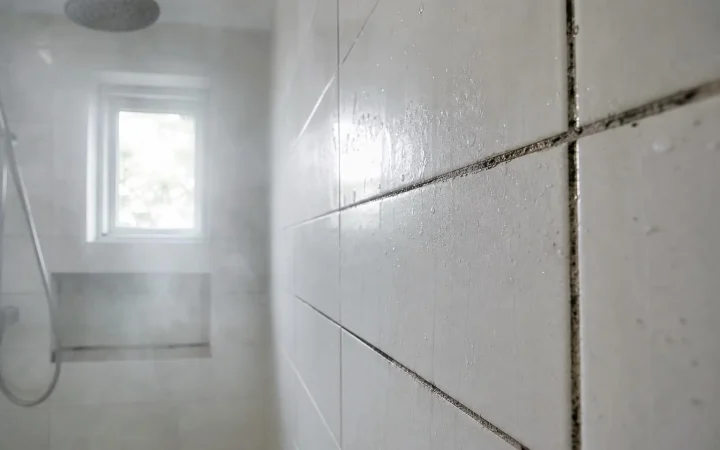Waarom de voegen in de badkamer donker worden