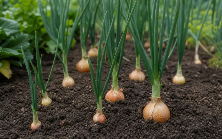 Waarom uien nauwelijks groter worden