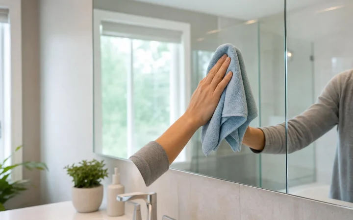 Zo maak je een spiegel schoon zonder strepen achter te laten