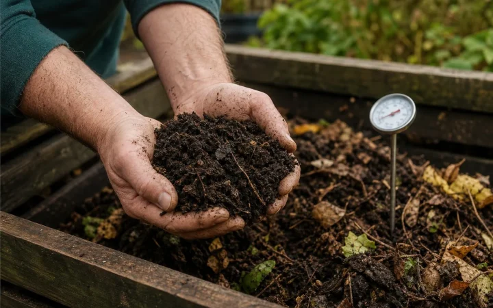 Zo weet je of compost klaar is voor gebruik