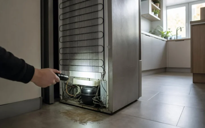 Dit is waarom er water onder in je koelkast kan staan